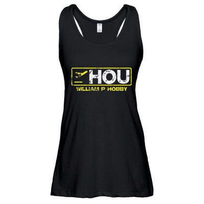 Hou Houston William P Hobby Airport Airport Code Ladies Essential Flowy Tank