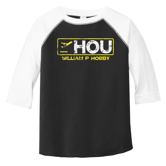 Hou Houston William P Hobby Airport Airport Code Toddler Fine Jersey T-Shirt