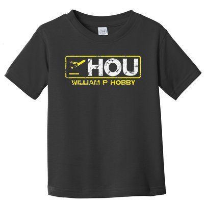 Hou Houston William P Hobby Airport Airport Code Toddler T-Shirt