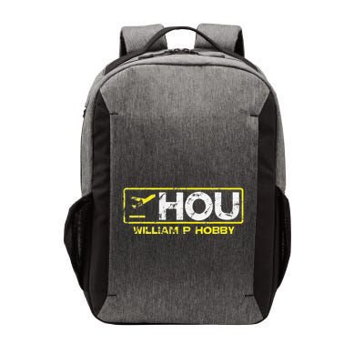 Hou Houston William P Hobby Airport Airport Code Vector Backpack
