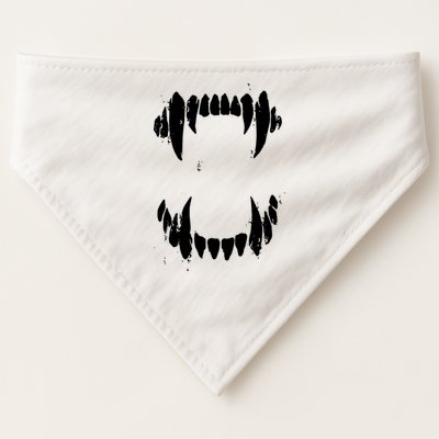 Halloween Horror Wolf Dog Vampire Monster Teeth Costume USA-Made Doggie Bandana
