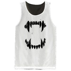 Halloween Horror Wolf Dog Vampire Monster Teeth Costume Mesh Reversible Basketball Jersey Tank