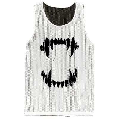 Halloween Horror Wolf Dog Vampire Monster Teeth Costume Mesh Reversible Basketball Jersey Tank