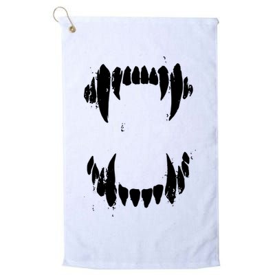 Halloween Horror Wolf Dog Vampire Monster Teeth Costume Golf Towel