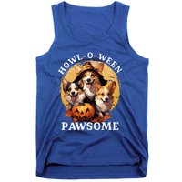 Happy Halloween Witch Welsh Corgi Dog HowlOWeen Pawsome Gift Tank Top