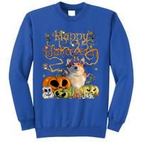 Happy Halloween Witch Corgi Pumpkin Black Cat JackOLantern Cool Gift Sweatshirt