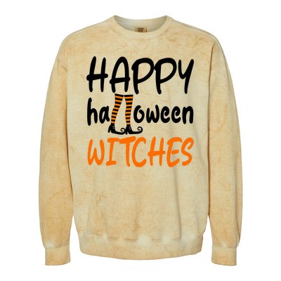 Happy Halloween Witches Cute Colorblast Crewneck Sweatshirt