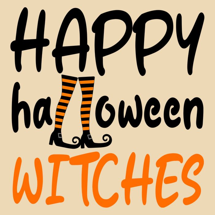 Happy Halloween Witches Cute Zip Tote Bag