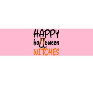 Happy Halloween Witches Cute Bumper Sticker