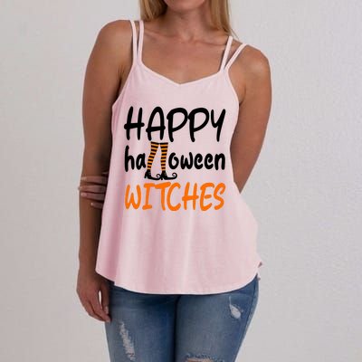 Happy Halloween Witches Cute Women's Strappy Tank