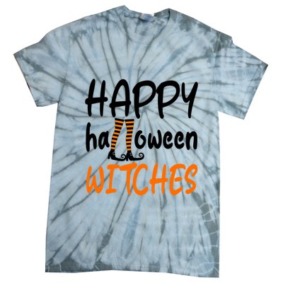 Happy Halloween Witches Cute Tie-Dye T-Shirt