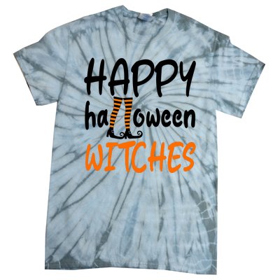 Happy Halloween Witches Cute Tie-Dye T-Shirt