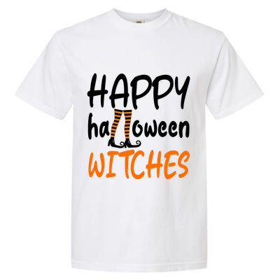 Happy Halloween Witches Cute Garment-Dyed Heavyweight T-Shirt