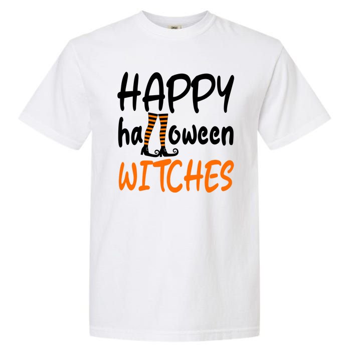 Happy Halloween Witches Cute Garment-Dyed Heavyweight T-Shirt