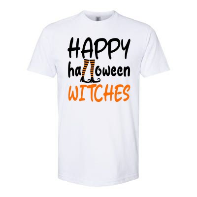 Happy Halloween Witches Cute Softstyle CVC T-Shirt