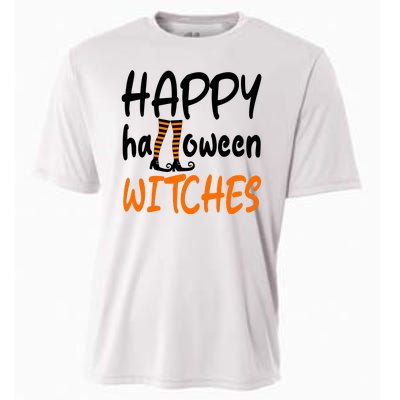 Happy Halloween Witches Cute Cooling Performance Crew T-Shirt