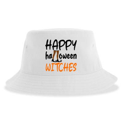 Happy Halloween Witches Cute Sustainable Bucket Hat