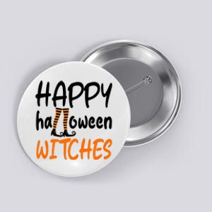 Happy Halloween Witches Cute Button