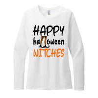 Happy Halloween Witches Cute Womens CVC Long Sleeve Shirt