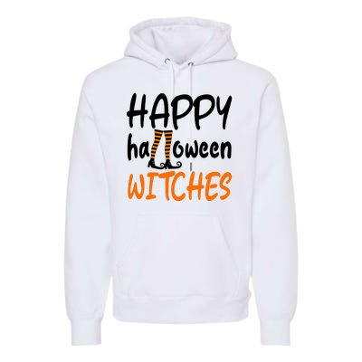 Happy Halloween Witches Cute Premium Hoodie