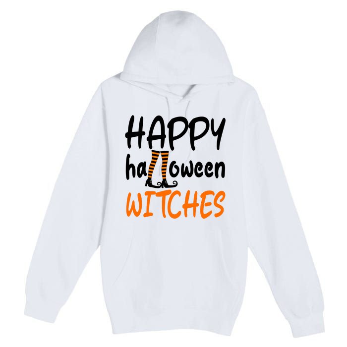 Happy Halloween Witches Cute Premium Pullover Hoodie