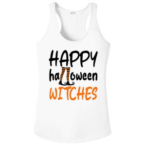 Happy Halloween Witches Cute Ladies PosiCharge Competitor Racerback Tank