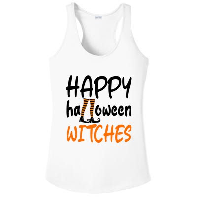 Happy Halloween Witches Cute Ladies PosiCharge Competitor Racerback Tank