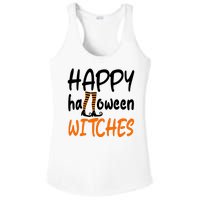 Happy Halloween Witches Cute Ladies PosiCharge Competitor Racerback Tank