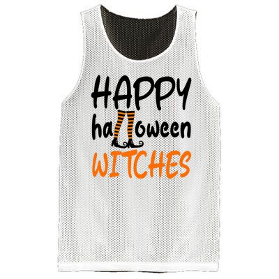 Happy Halloween Witches Cute Mesh Reversible Basketball Jersey Tank