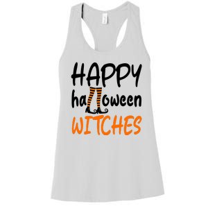 Happy Halloween Witches Cute Women's Racerback Tank