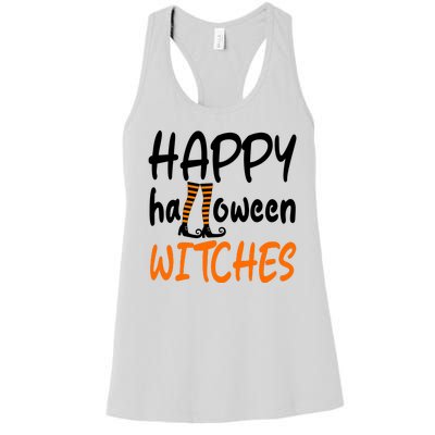 Happy Halloween Witches Cute Women's Racerback Tank