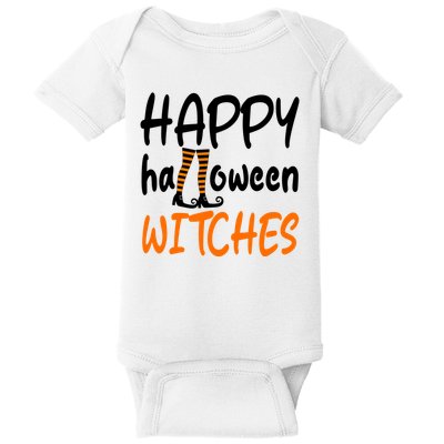 Happy Halloween Witches Cute Baby Bodysuit