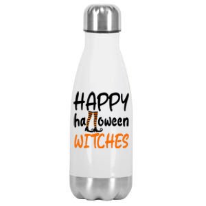 Happy Halloween Witches Cute Stainless Steel Insulated Water Bottle