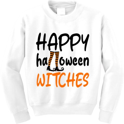 Happy Halloween Witches Cute Kids Sweatshirt