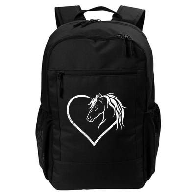 Horse Head With A Heart Riding Horse Backpack
