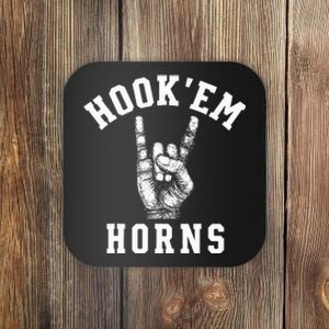 Hookem Horns Women Longhorn Head Coaster