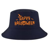 Happy Halloween With Scary Pumpkin Face And Witch Hat Cool Comfort Performance Bucket Hat