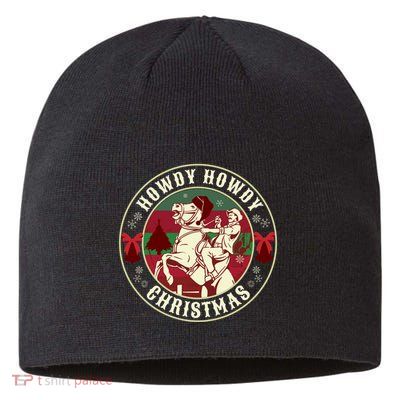 Howdy Howdy Western Christmas Sustainable Beanie