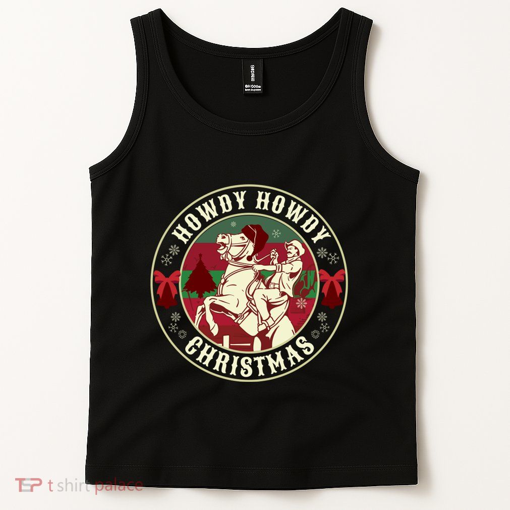Howdy Howdy Western Christmas Tank Top