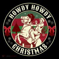 Howdy Howdy Western Christmas Women's V-Neck T-Shirt