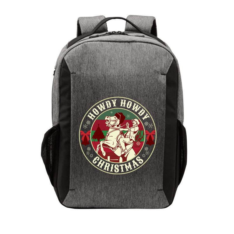 Howdy Howdy Western Christmas Vector Backpack
