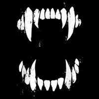 Halloween Horror Wolf Dog Vampire Monster Teeth Costume Long Sleeve Shirt