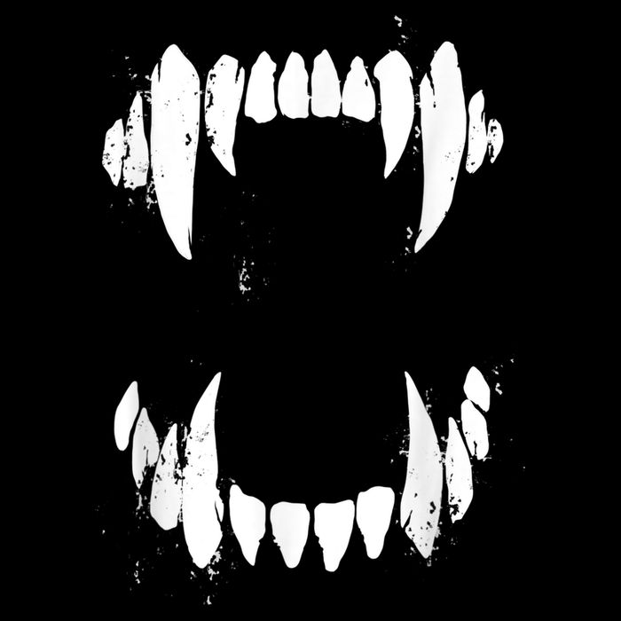Halloween Horror Wolf Dog Vampire Monster Teeth Costume Long Sleeve Shirt