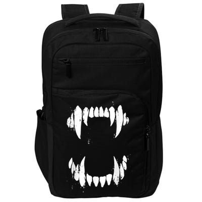 Halloween Horror Wolf Dog Vampire Monster Teeth Costume Impact Tech Backpack