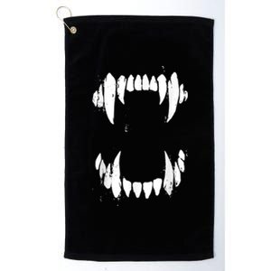 Halloween Horror Wolf Dog Vampire Monster Teeth Costume Platinum Collection Golf Towel