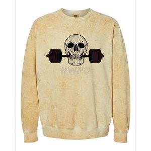 Hwpo Hard Work Pays Off. Workout Gym Colorblast Crewneck Sweatshirt