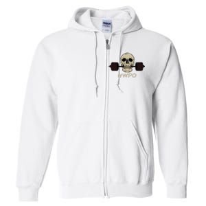 Hwpo Hard Work Pays Off. Workout Gym Full Zip Hoodie