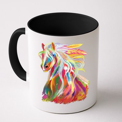 Horse Head Watercolor Equestrian Mug