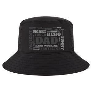 Hero Hard Working Dad Fathers Day Gift Cool Comfort Performance Bucket Hat