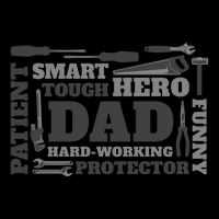 Hero Hard Working Dad Fathers Day Gift Flatbill Hat
